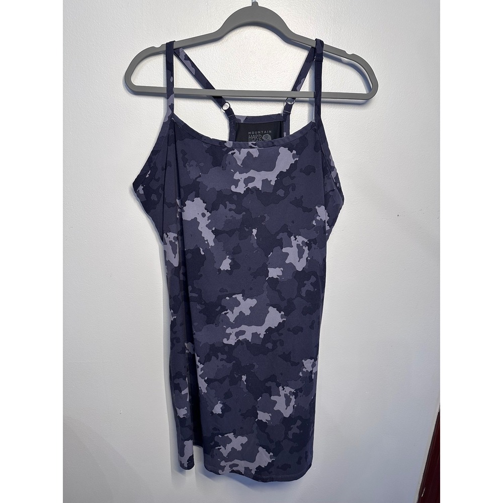 Mountain Hardwear Dynama Camo Dress Womens XL Blue Grey Camouflage Activewear